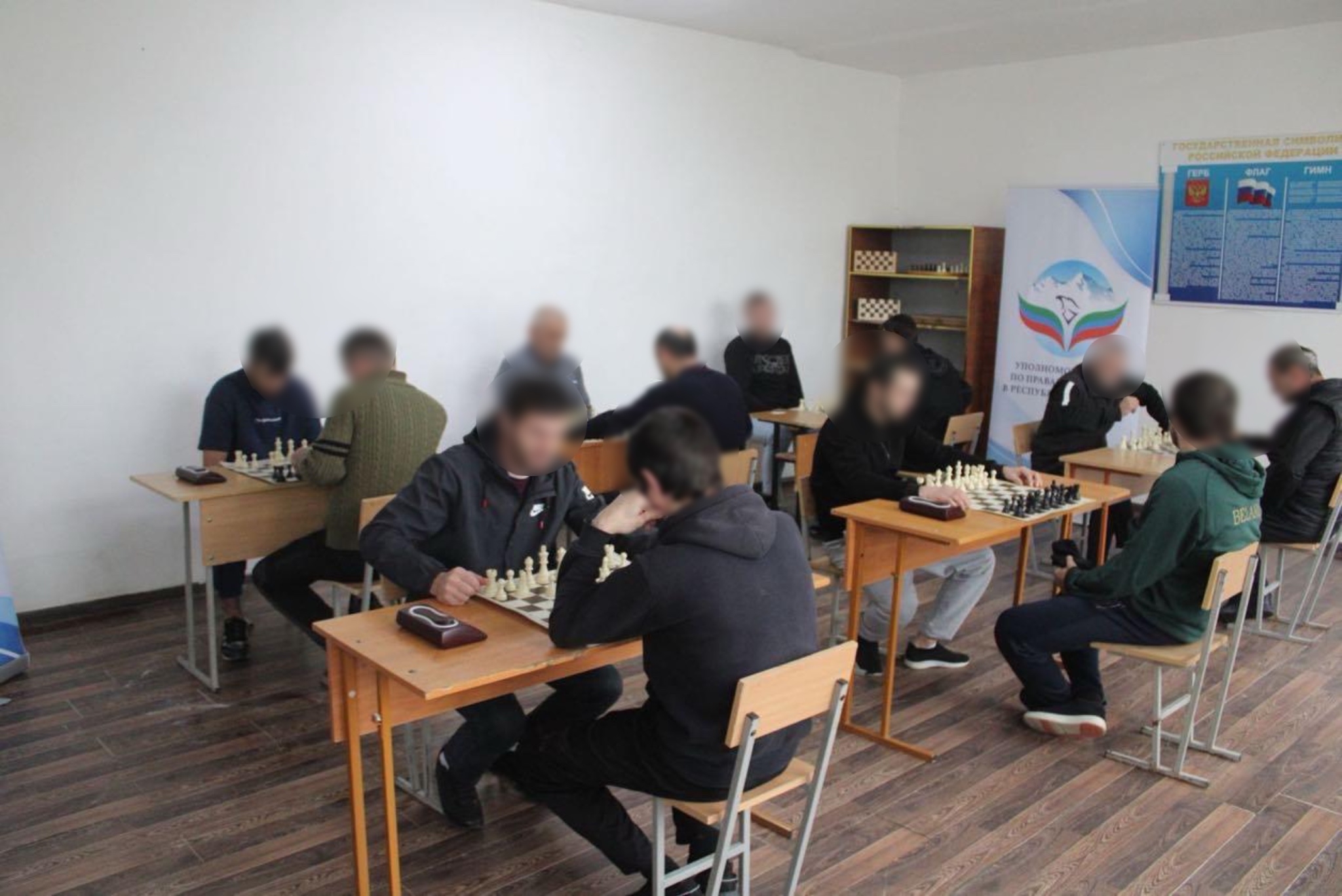 Финал шахматного турнира на приз Уполномоченного по правам человека в Республике Дагестан среди осужденных