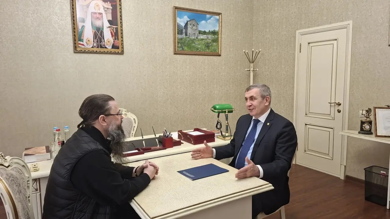 Состоялась встреча с архиепископом Махачкалинским и Дербентским Варлаамом