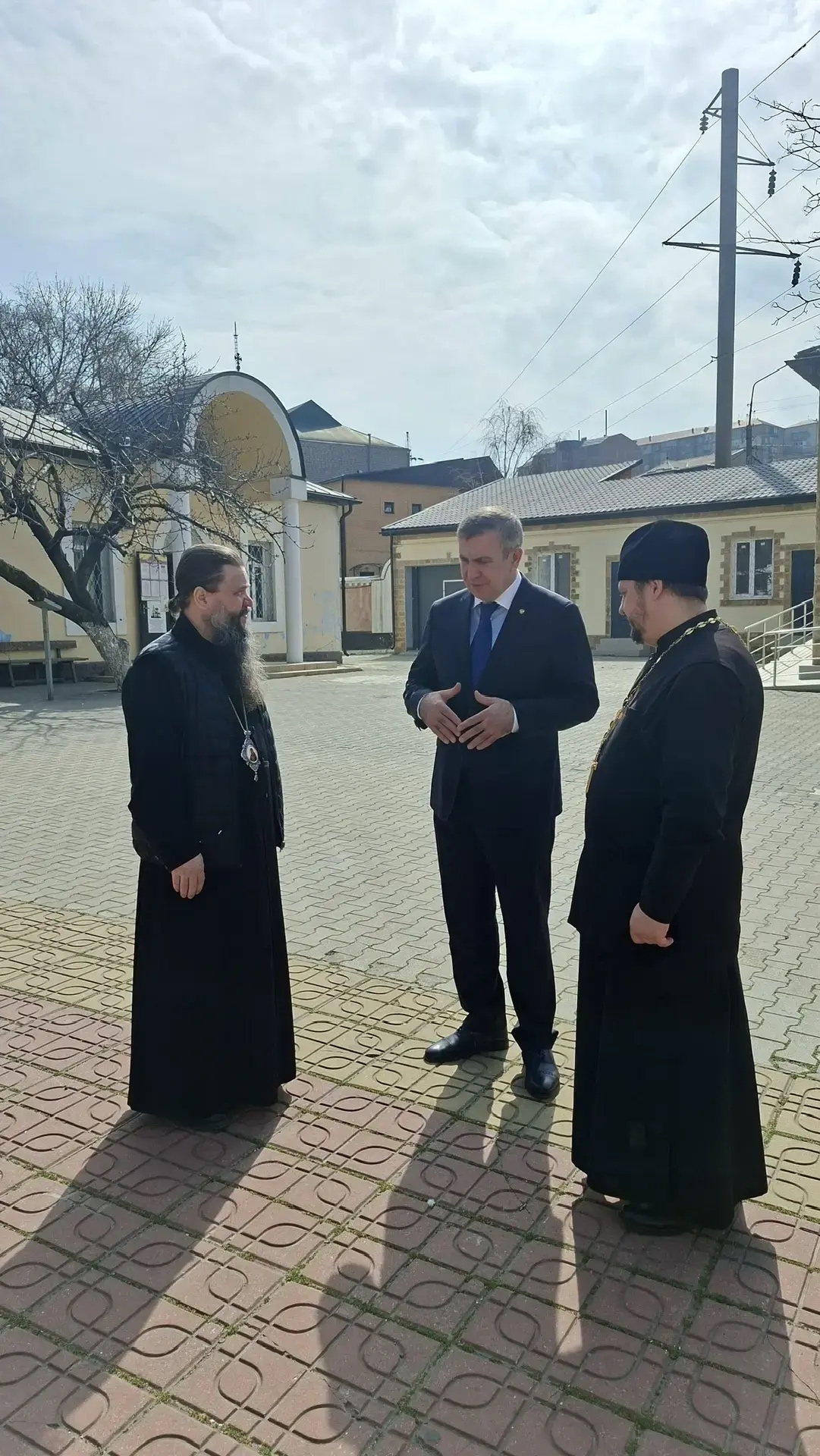 Состоялась встреча с архиепископом Махачкалинским и Дербентским Варлаамом