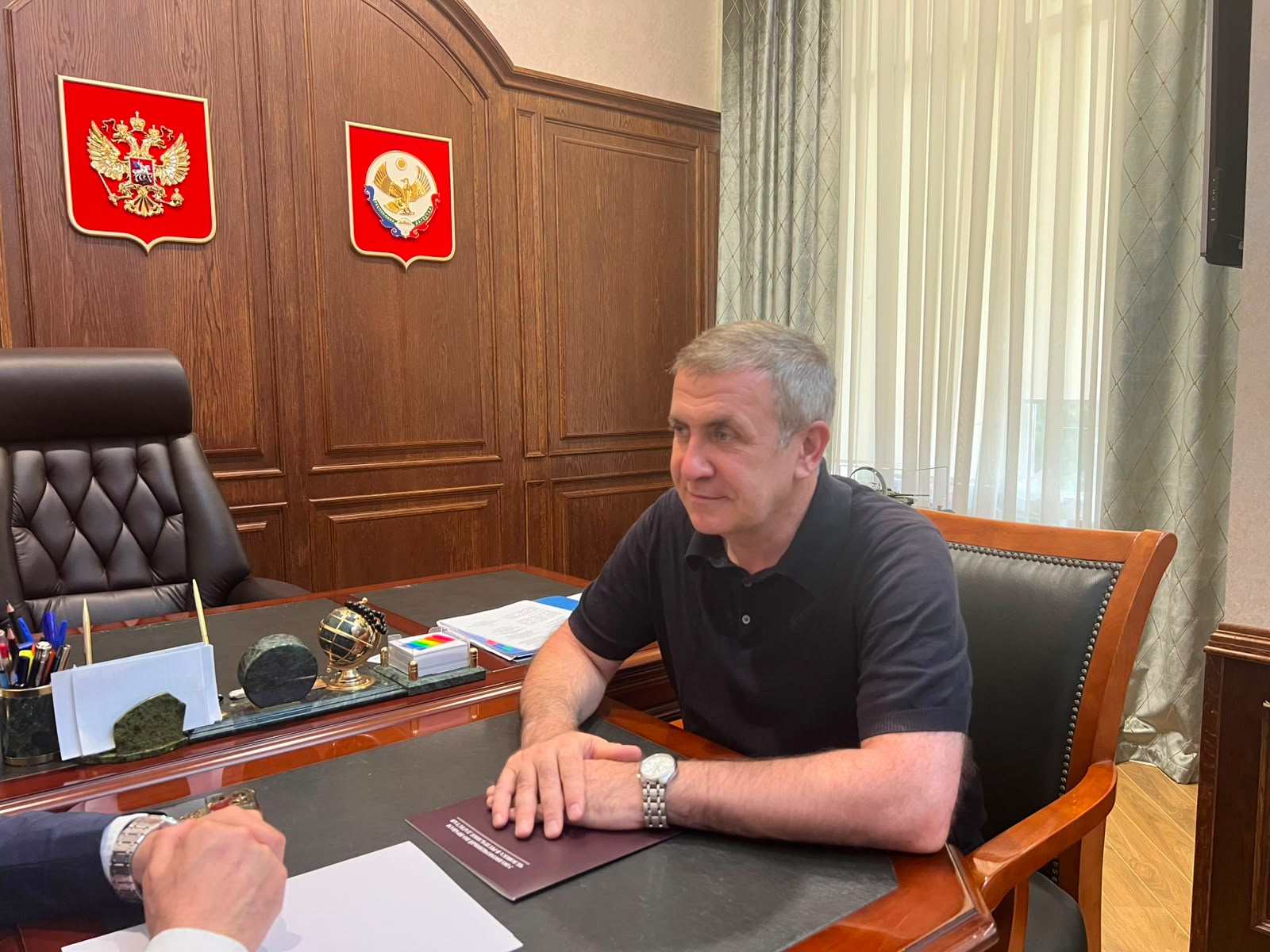 Запир Алхасов встретился с Ибрагимом Мальсаговым