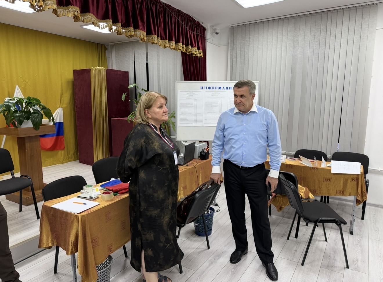 Готовность избирательных участков к Единому дню голосования