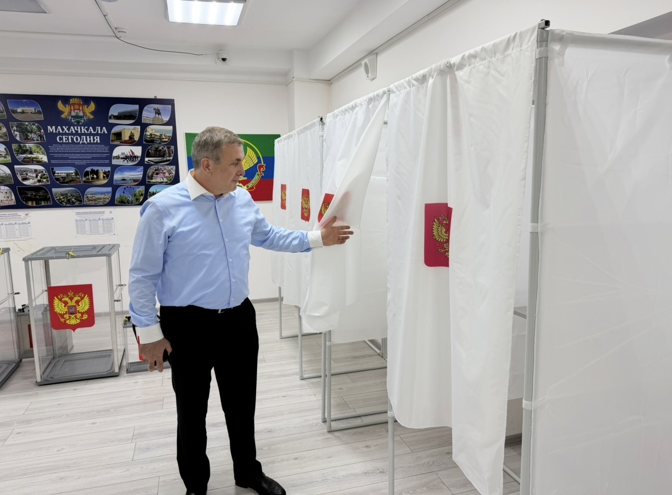 Готовность избирательных участков к Единому дню голосования
